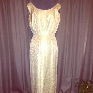 Gold 1960s dress